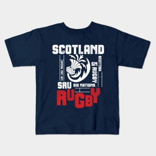 SRU Scottish Rugby Union Fan Memorabilia Kids T-Shirt